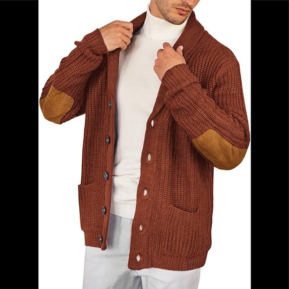 Other - New Men Cardigan Casual Button Closure w Pockets Sweater Multiple Sizes